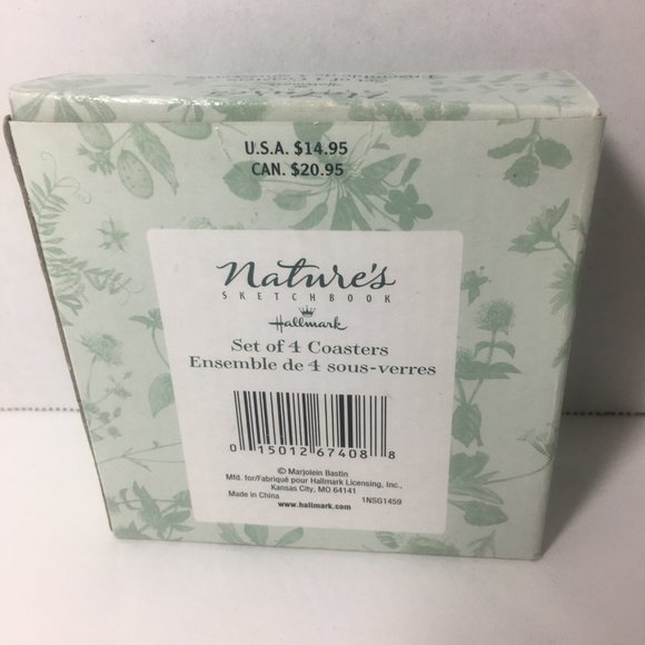 Marjolein Bastin Natures's Sketchbook Coaster Set! - Picture 8 of 15